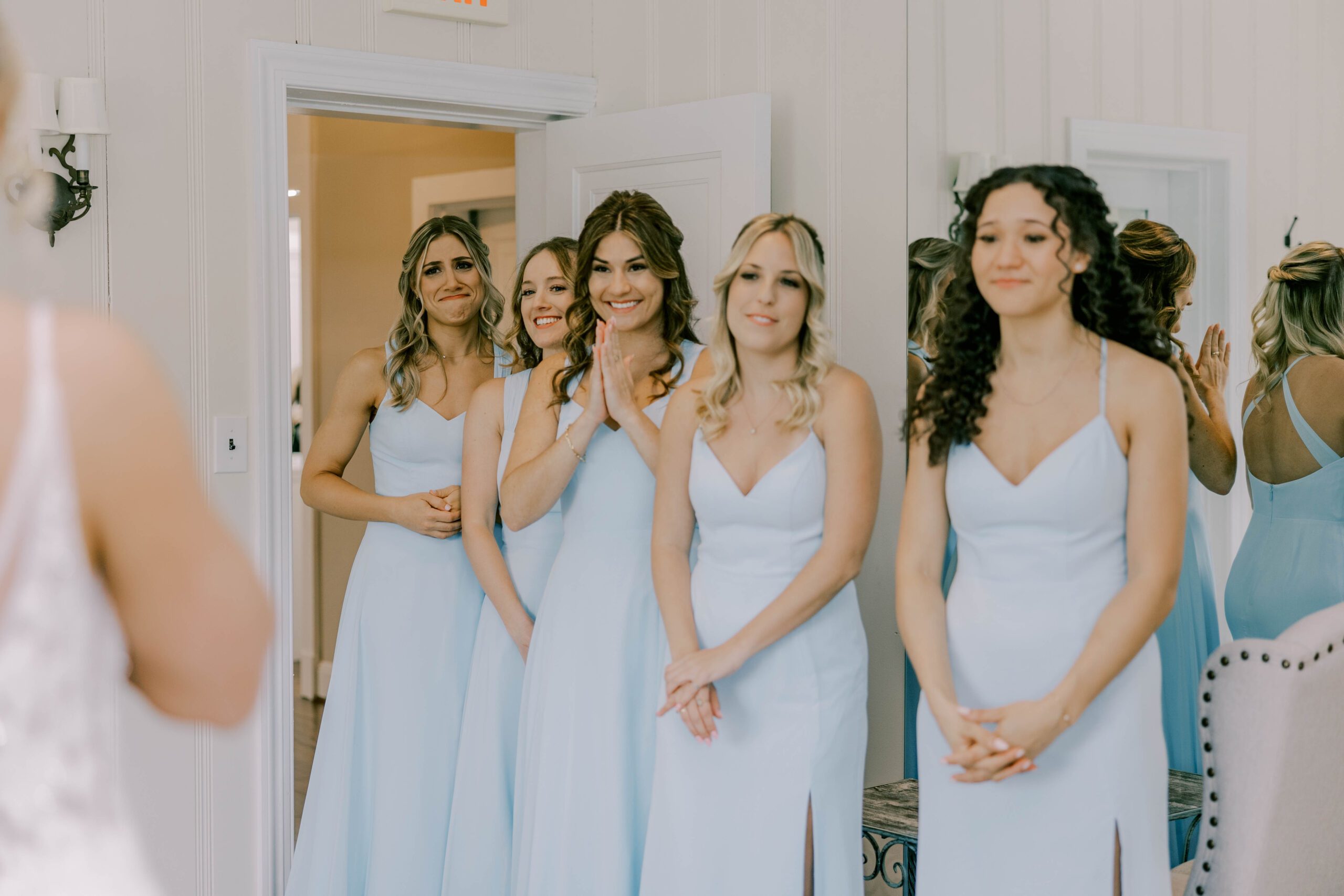 A beautiful moment during a wedding at Poplar Springs Manor