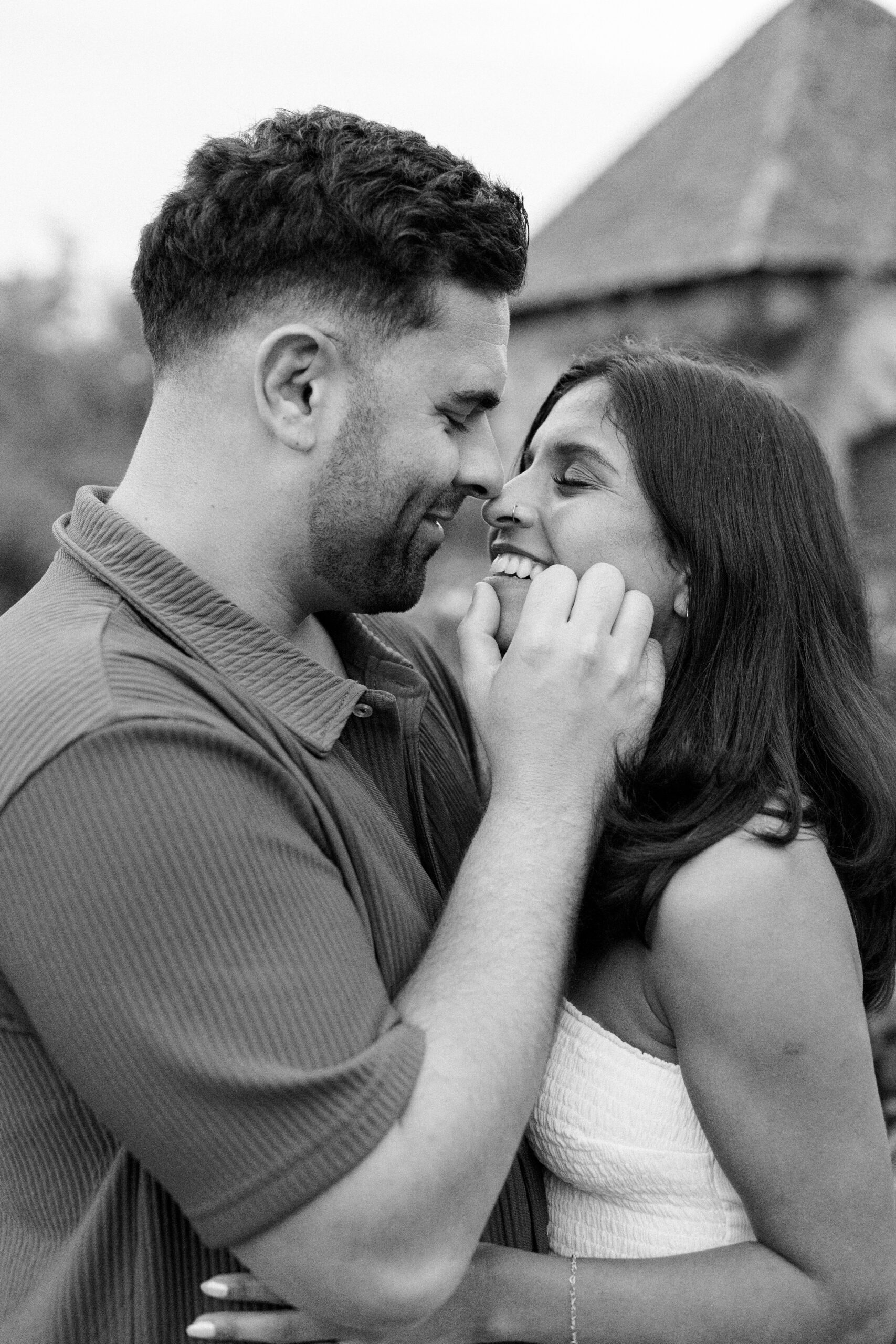 engagement photos at Lewis Ginter Botanical Garden