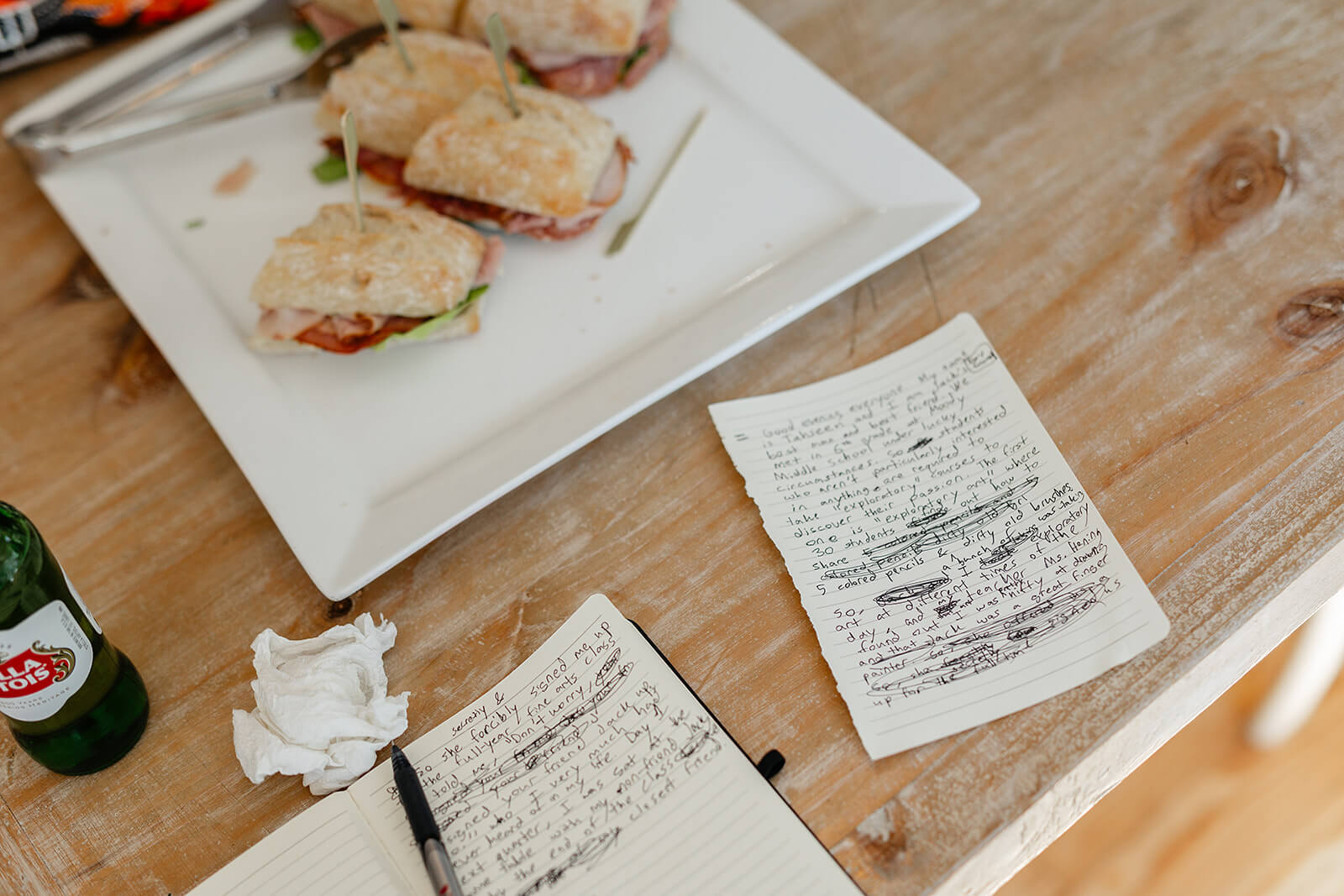 The Mill at Fine Creek Spring Wedding Photography in Powhatan 2 detail photo of handwritten vows