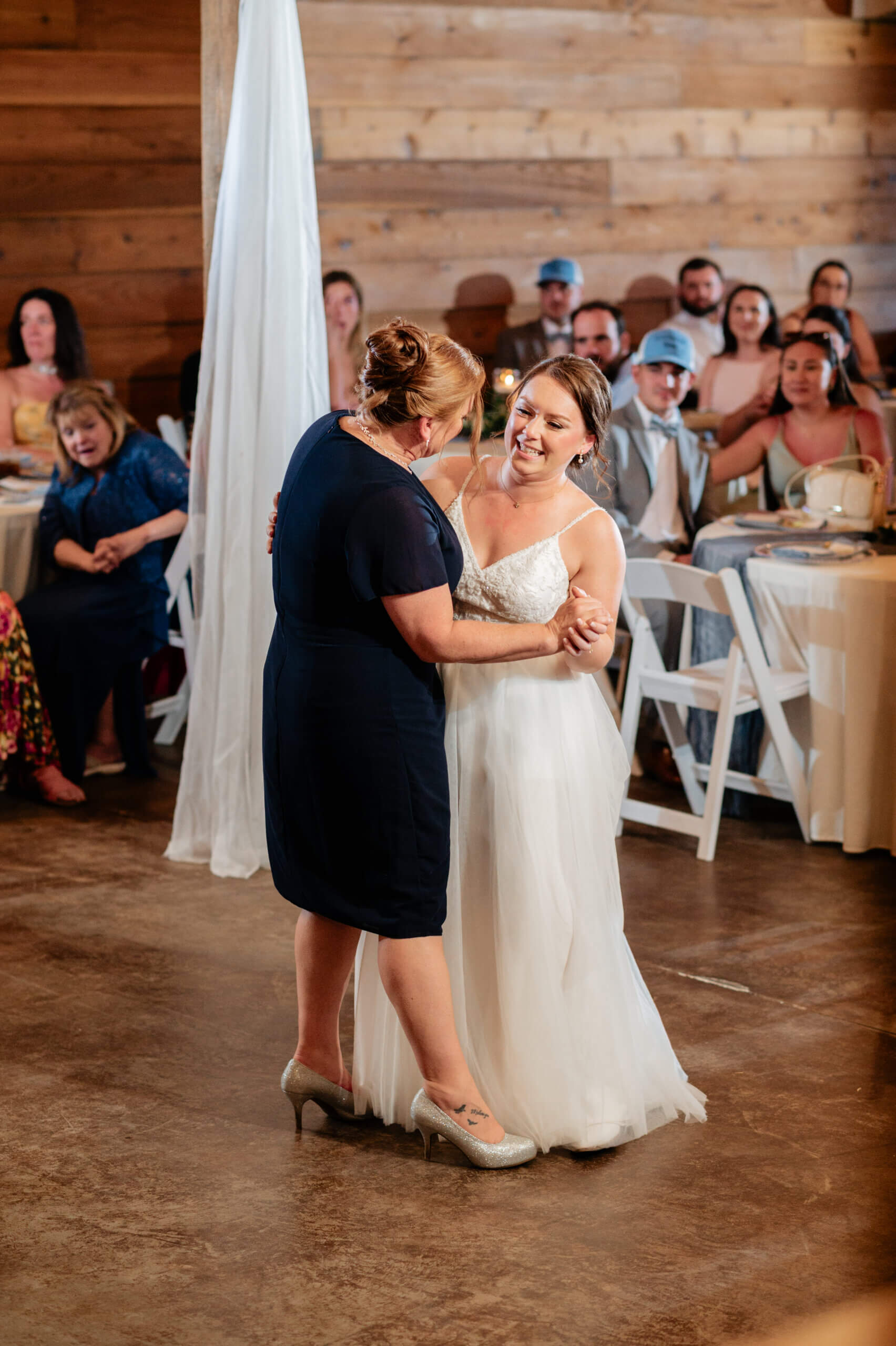 Malden Hill Spring Wedding Photography 24 bride dancing with her mom